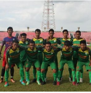 Erlanda (kanan depan) saat masih memperkuat tim Green Ranger Katingan